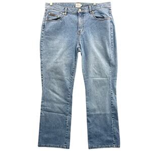 Calvin Klein Vintage 90s Bootcut Denim Blue Jeans Women 14